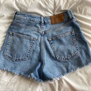 Denim shorts